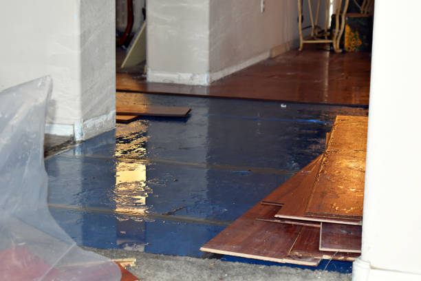 Professional Flood Damage Repair technician working in Old Washington, OH